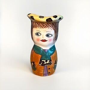 Susan Paley Emily Vase from Bella Casa collection by Ganz Hand Painted Retired